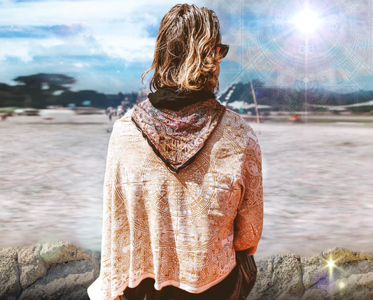 Sha-Pibo Stargate Prayer Cloth and Scarf Organic Cotton Wrap