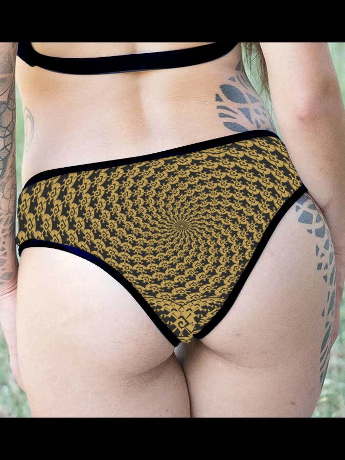 Women’s Hunab Ku Sacred Geometry Underwear – Crystal-Infused & Eco-Friendly