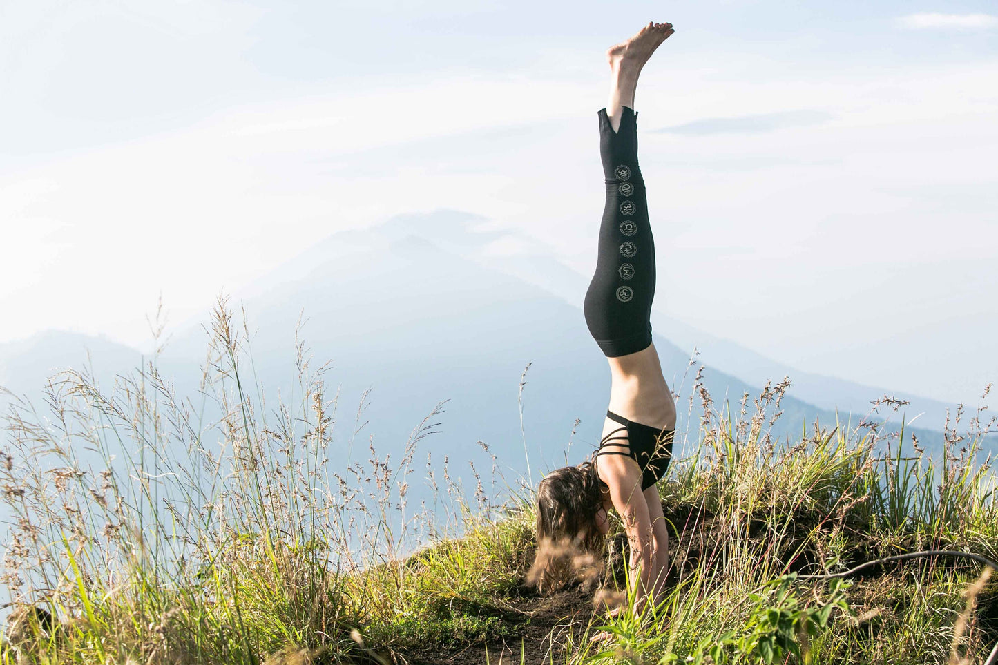 Women's Chakra Yoga Capris – Sacred Geometry Leggings