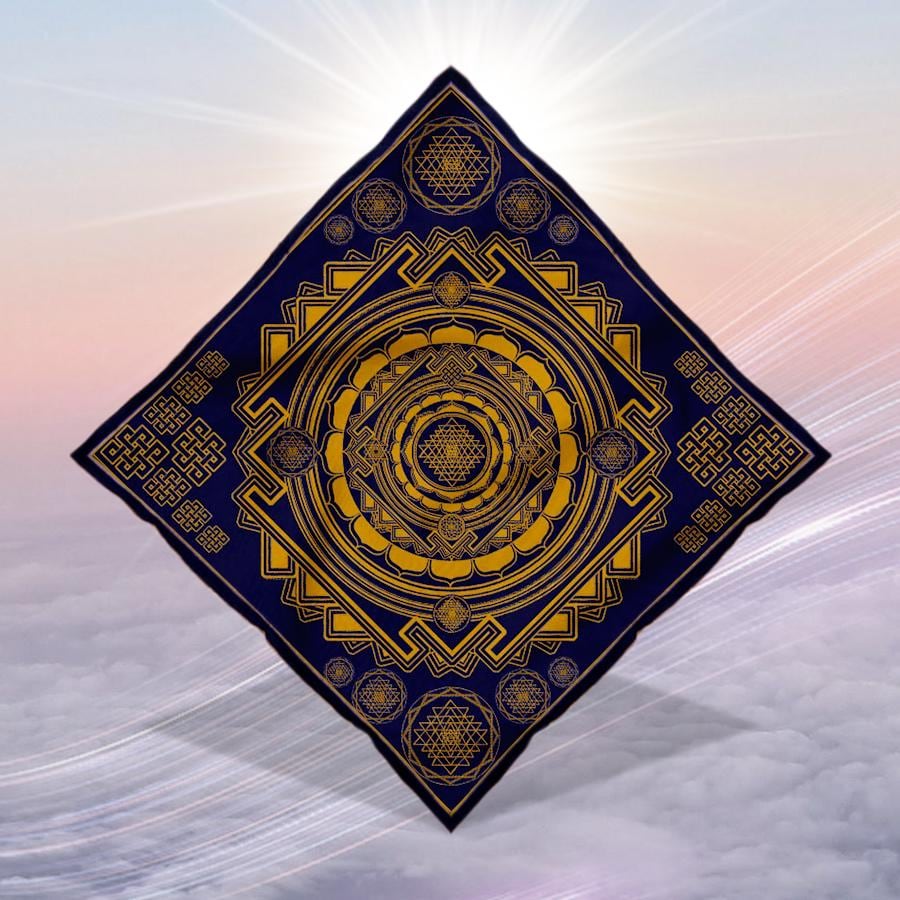 Sri Yantra Bandana – Sacred Geometry Art for Festivals & Rituals